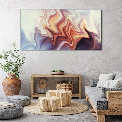 Tablou canvas Valuri de abstractizare colorată