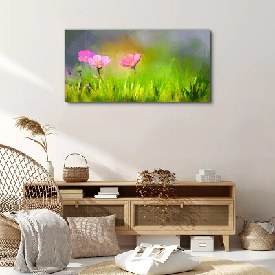 Tablou canvas Un vis floral in culori pastelate