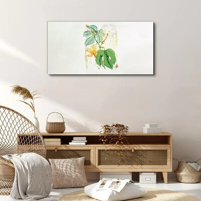 Tablou canvas Motiv floral in culori pastelate