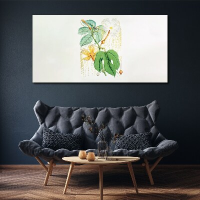 Tablou canvas Motiv floral in culori pastelate