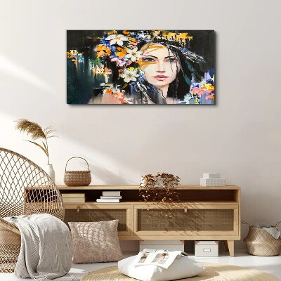 Tablou canvas Portret floral eleganta
