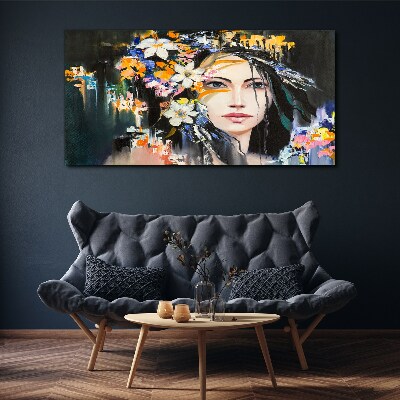 Tablou canvas Portret floral eleganta