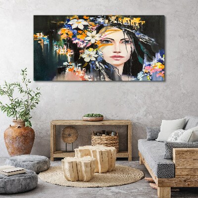 Tablou canvas Portret floral eleganta