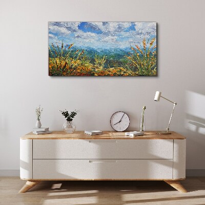 Tablou canvas Peisaje de vară în culorile naturii