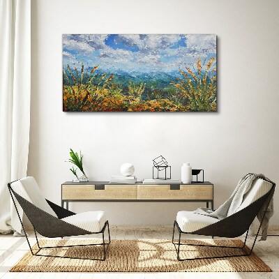 Tablou canvas Peisaje de vară în culorile naturii