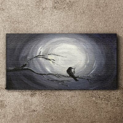 Tablou canvas Abstract Night Animal Bird