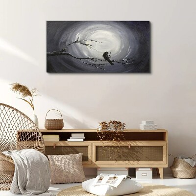 Tablou canvas Abstract Night Animal Bird