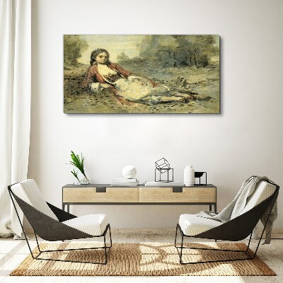 Tablou canvas Portretul unei fete mincinoase