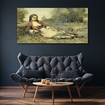 Tablou canvas Portretul unei fete mincinoase