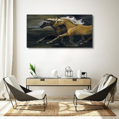 Tablou canvas Cai care alergă