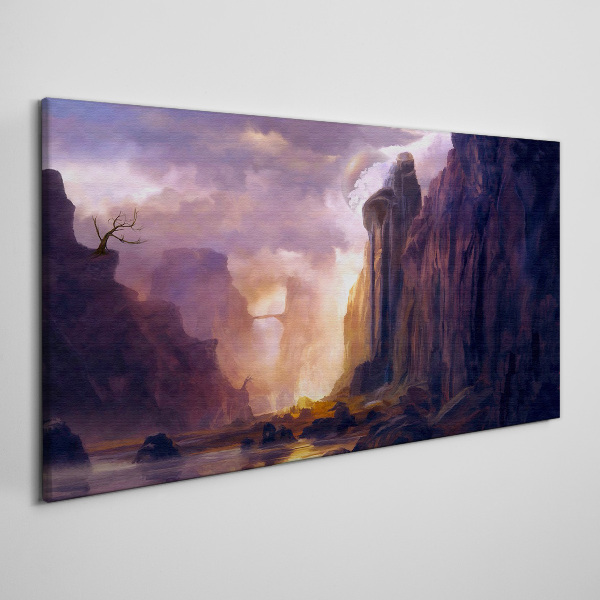Tablou canvas Peisaje de munte magice