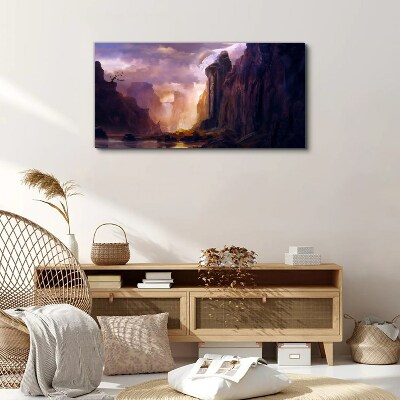Tablou canvas Peisaje de munte magice