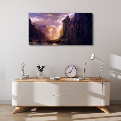 Tablou canvas Peisaje de munte magice