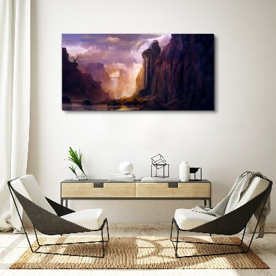 Tablou canvas Peisaje de munte magice