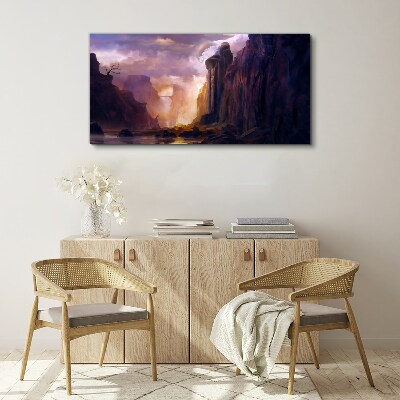 Tablou canvas Peisaje de munte magice