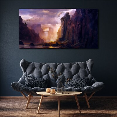 Tablou canvas Peisaje de munte magice