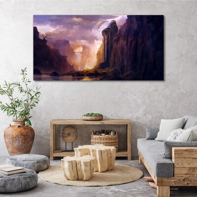 Tablou canvas Peisaje de munte magice