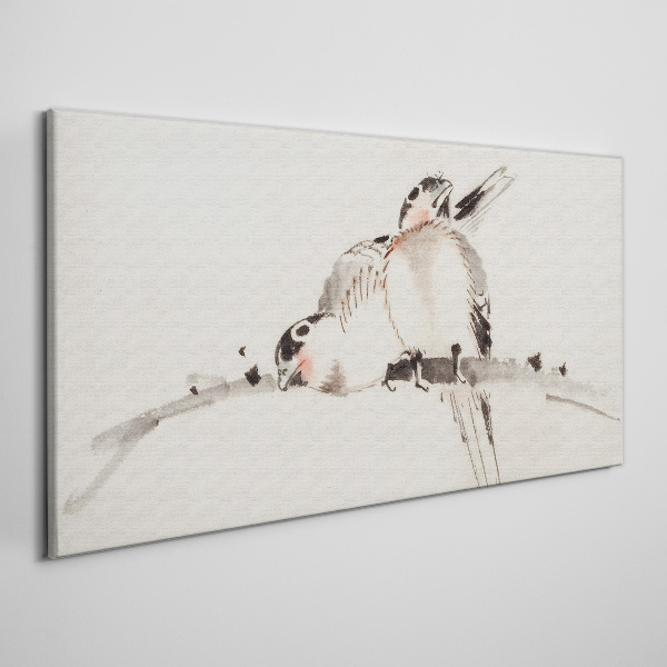 Tablou canvas Iubesc păsările pe o ramură
