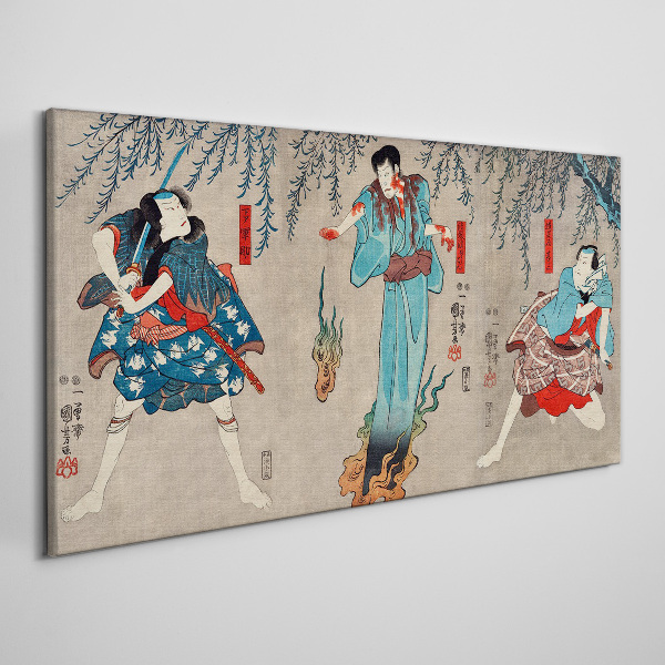 Tablou canvas Scena tradițională japoneză