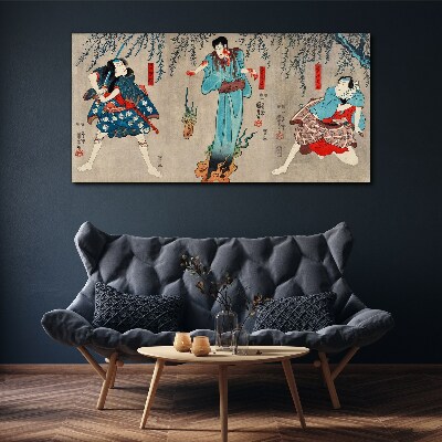Tablou canvas Scena tradițională japoneză