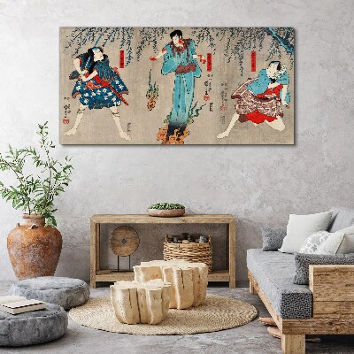 Tablou canvas Scena tradițională japoneză