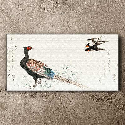 Tablou canvas Păsări animale din Asia