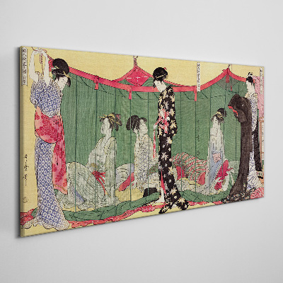 Tablou canvas O scenă din viața de zi cu zi japoneză