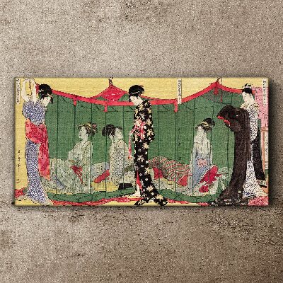 Tablou canvas O scenă din viața de zi cu zi japoneză
