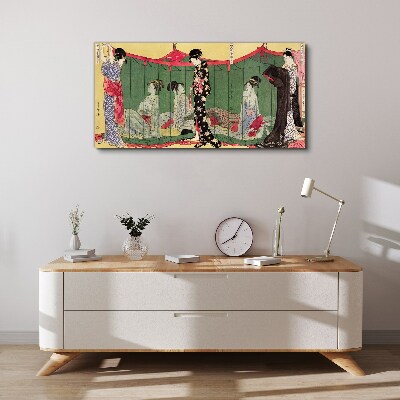 Tablou canvas O scenă din viața de zi cu zi japoneză