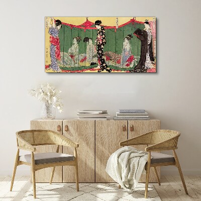 Tablou canvas O scenă din viața de zi cu zi japoneză