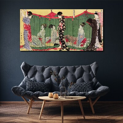 Tablou canvas O scenă din viața de zi cu zi japoneză