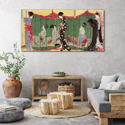 Tablou canvas O scenă din viața de zi cu zi japoneză