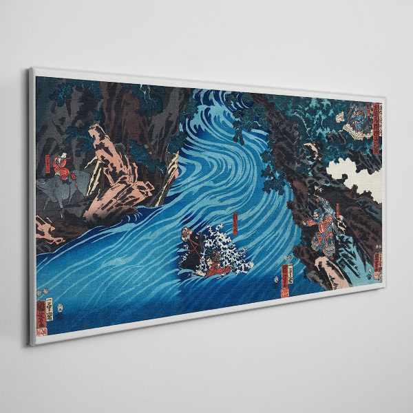 Tablou canvas Un val pe râu