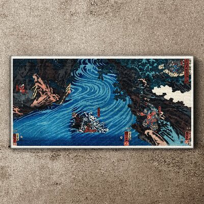 Tablou canvas Un val pe râu