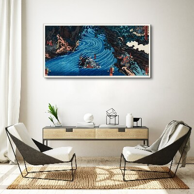 Tablou canvas Un val pe râu