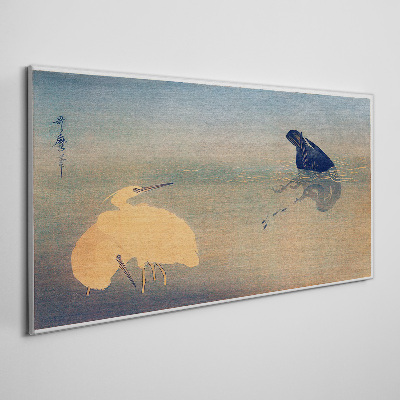 Tablou canvas Tăcerea apei și a păsării