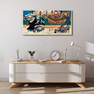 Tablou canvas Scena tradițională japoneză