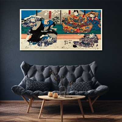Tablou canvas Scena tradițională japoneză