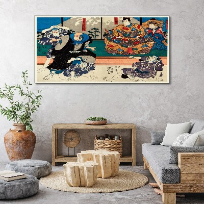 Tablou canvas Scena tradițională japoneză