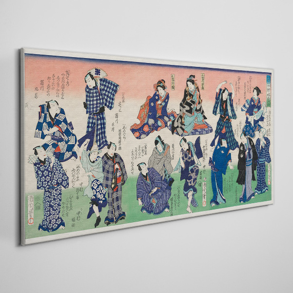 Tablou canvas Dansuri tradiționale japoneze