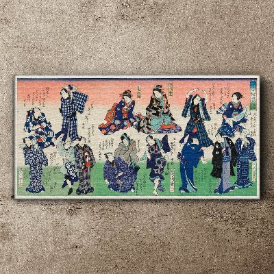Tablou canvas Dansuri tradiționale japoneze