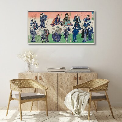 Tablou canvas Dansuri tradiționale japoneze