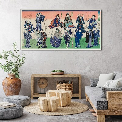 Tablou canvas Dansuri tradiționale japoneze
