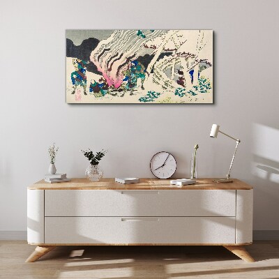 Tablou canvas Abstract Asia Samurai