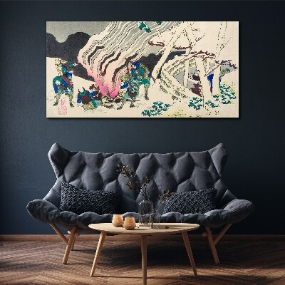 Tablou canvas Abstract Asia Samurai
