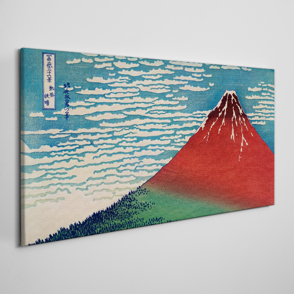 Tablou canvas Muntele Fuji în nori