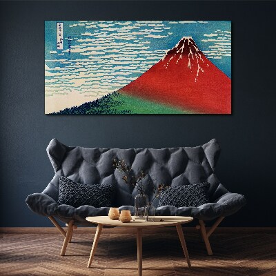 Tablou canvas Muntele Fuji în nori