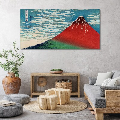 Tablou canvas Muntele Fuji în nori