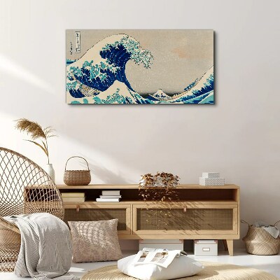 Tablou canvas Marele Val de lângă Kanagawa