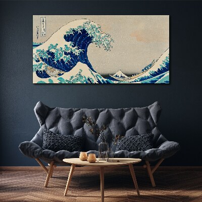 Tablou canvas Marele Val de lângă Kanagawa